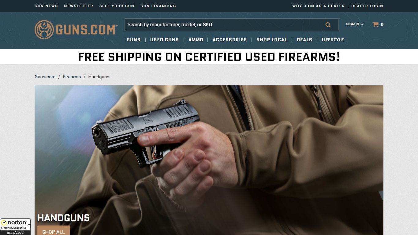 Handguns - Pistols :: Guns.com